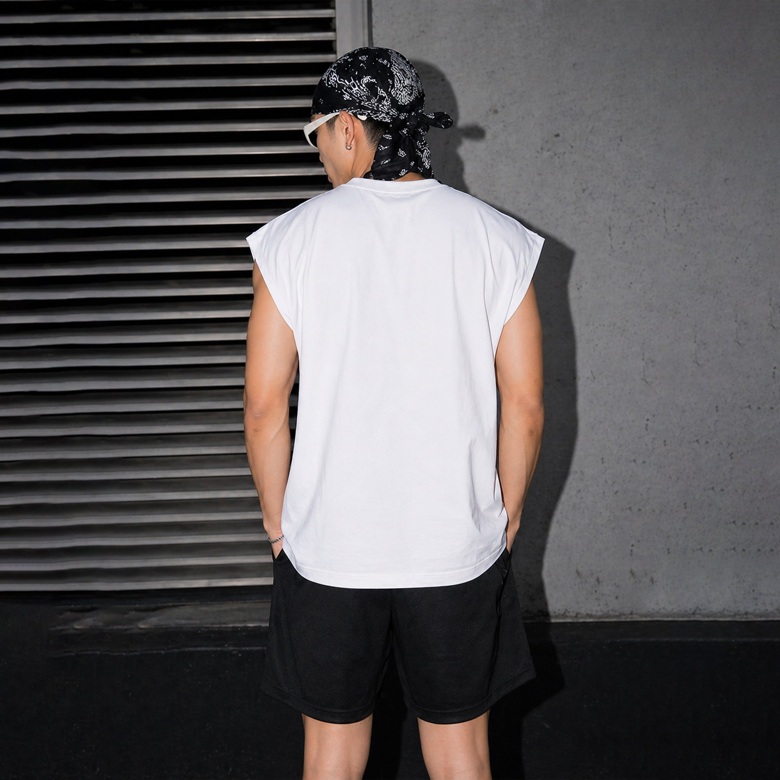 41studio Oversize T-shirt cut sleeves | White