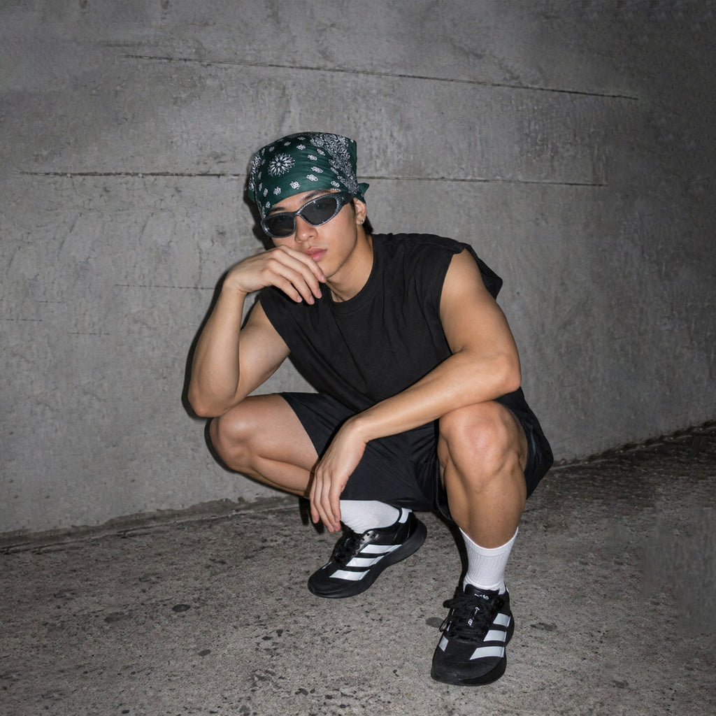41studio Oversize T-shirt cut sleeves | Black