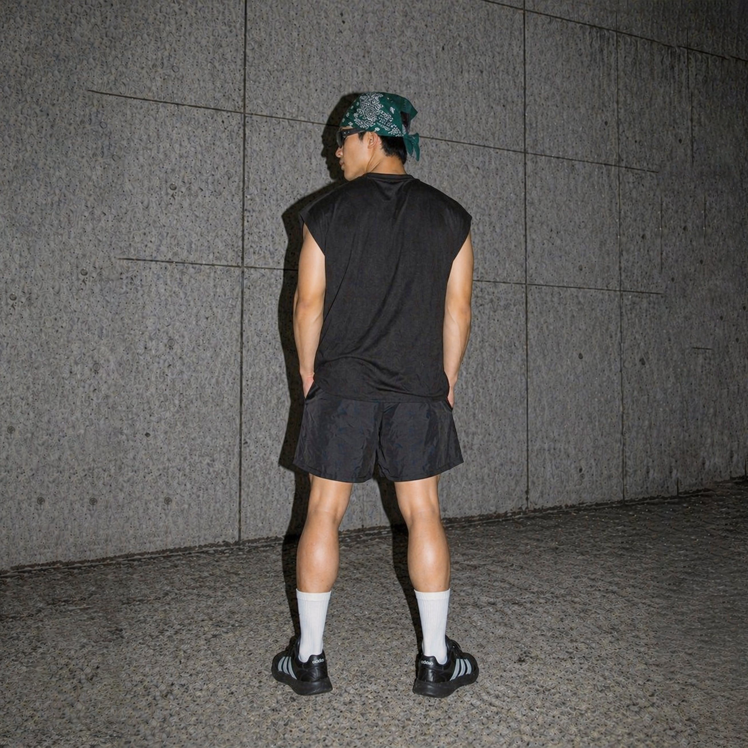 41studio Oversize T-shirt cut sleeves | Black
